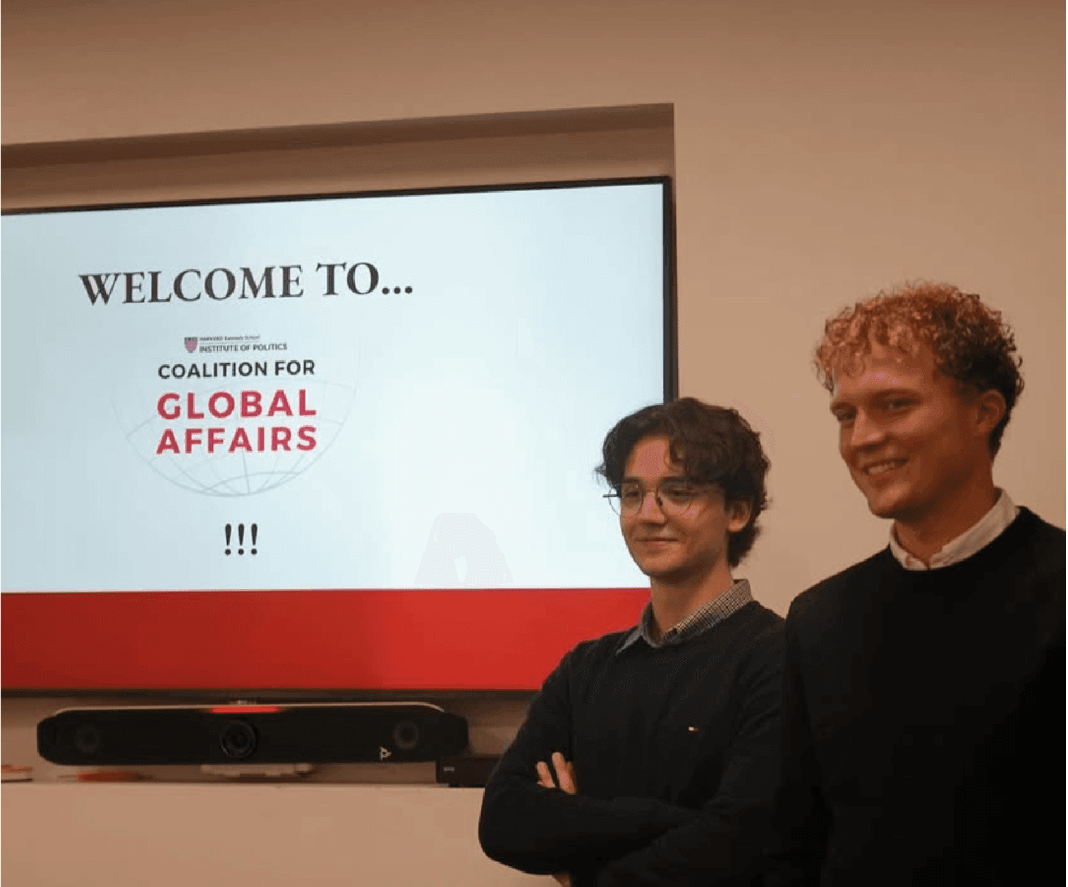 Global Affairs Program members at an event