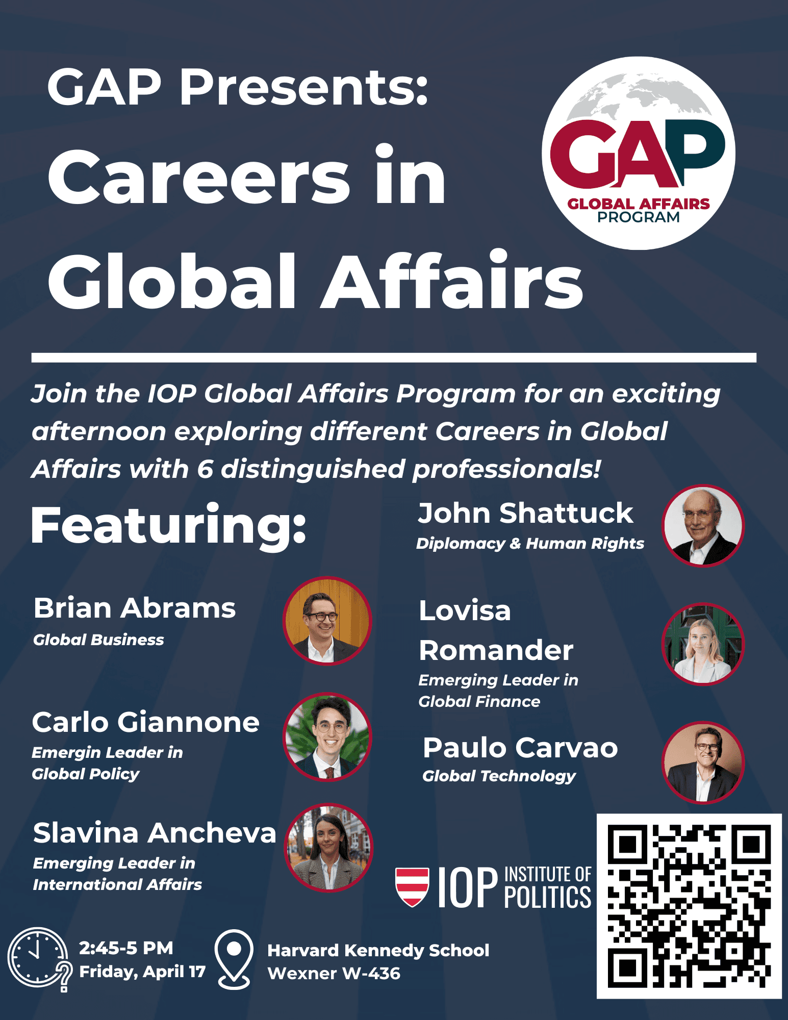 Careers in Global Affairs Spring 2026 — event poster