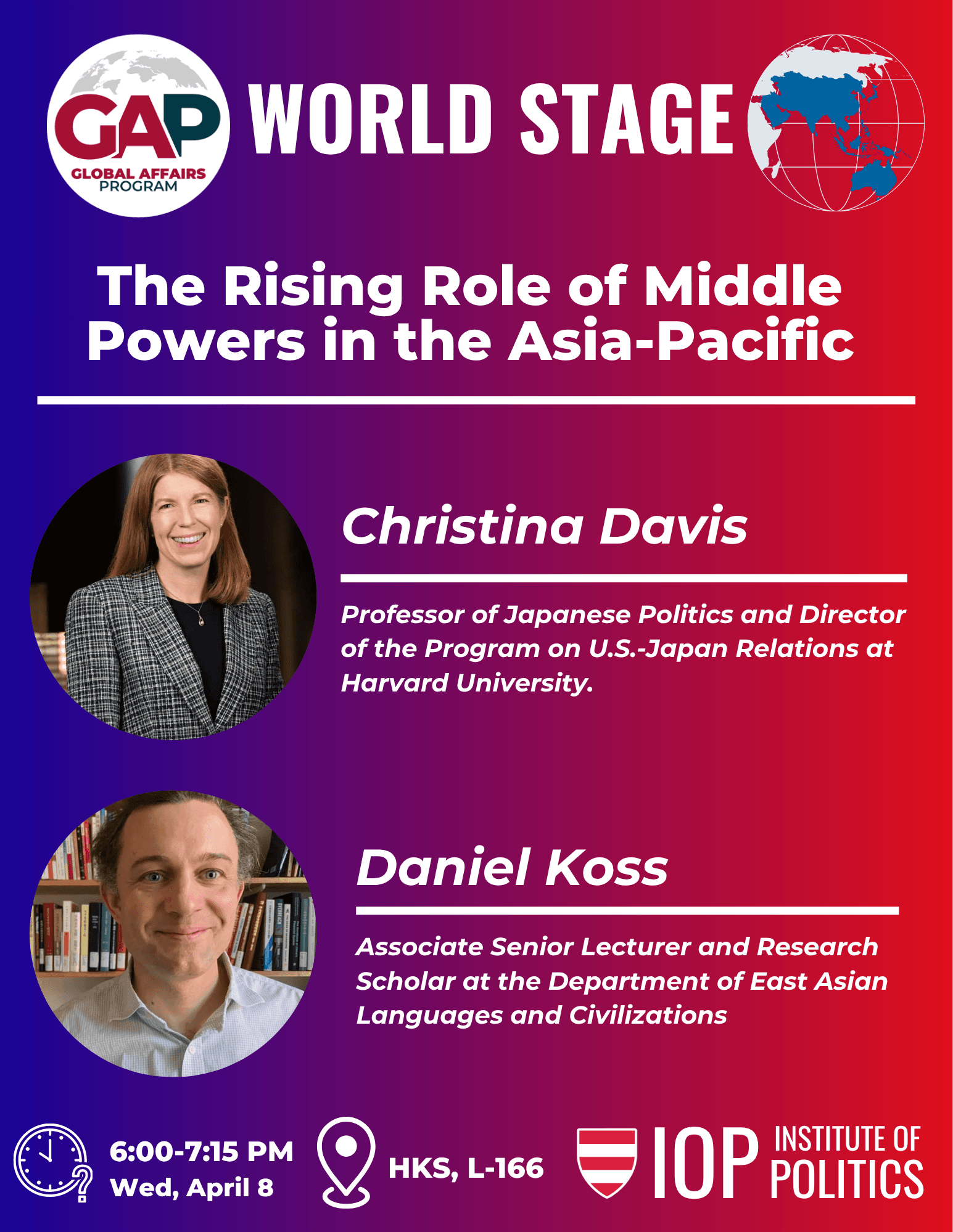The Rising Role of Middle Powers in the Asia-Pacific — event poster